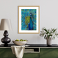 Blue Pride 2, Framed artwork - acrylic on art board. Size framed: H 87cm x L 62cm x W 3cm