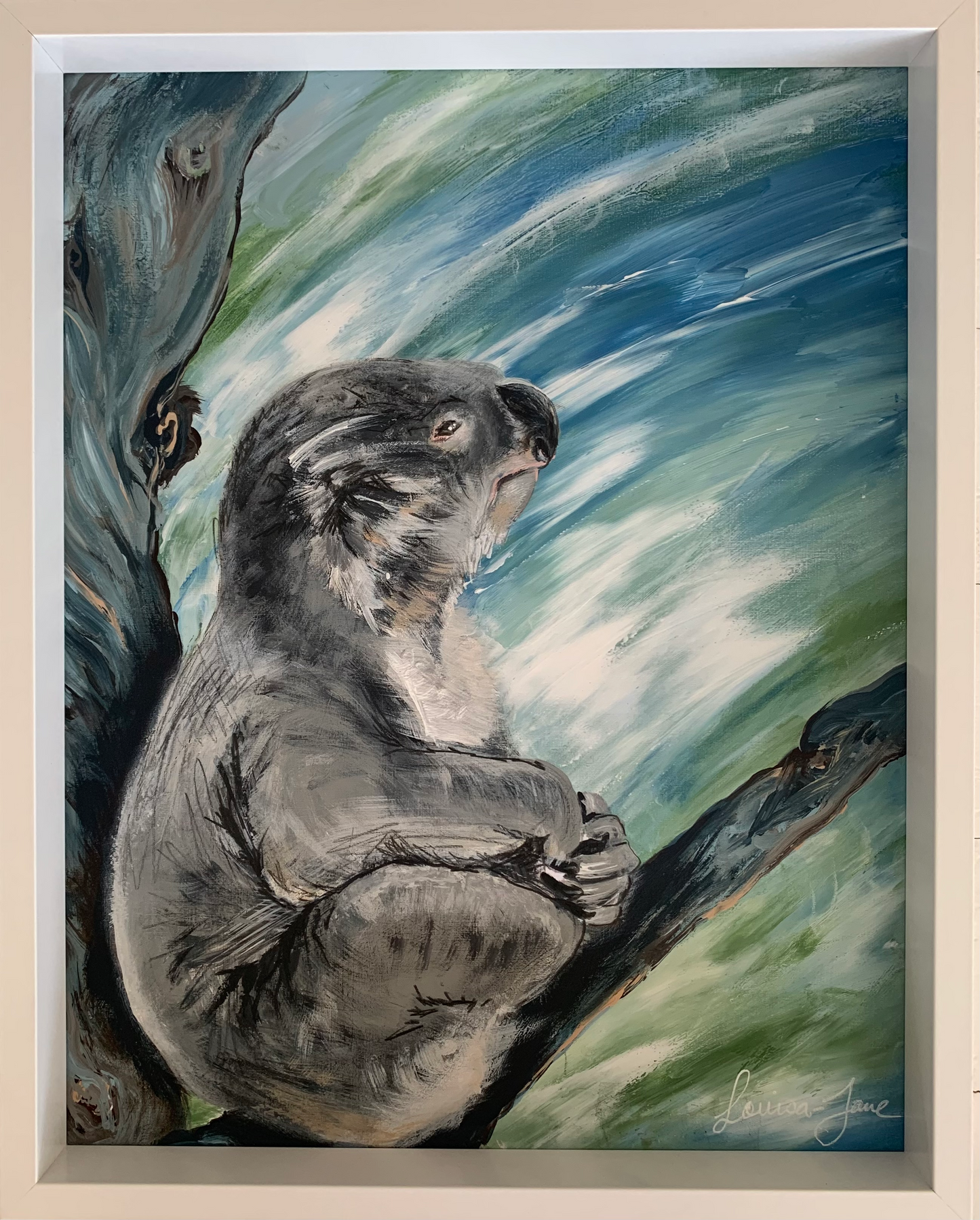 SOLD Contemplation - NSW Koala, threatened species