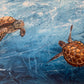 Turtle Time 2 - acrylic on canvas, Size: 40.5cm x 51cm